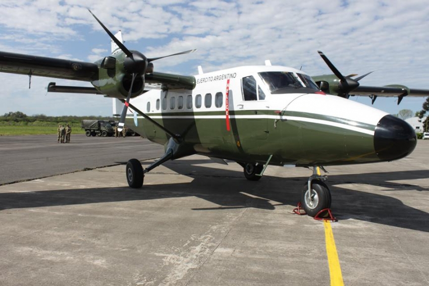Impecable Twin Otter,recien puesto a nuevo para el servicio. (Luis Piñeiro)