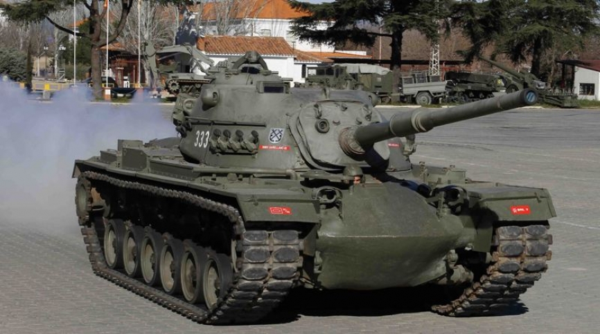 El carro de combate M-48 A5, se recibieron centenares desde Estados Unidos. (Julio Maíz Sanz)