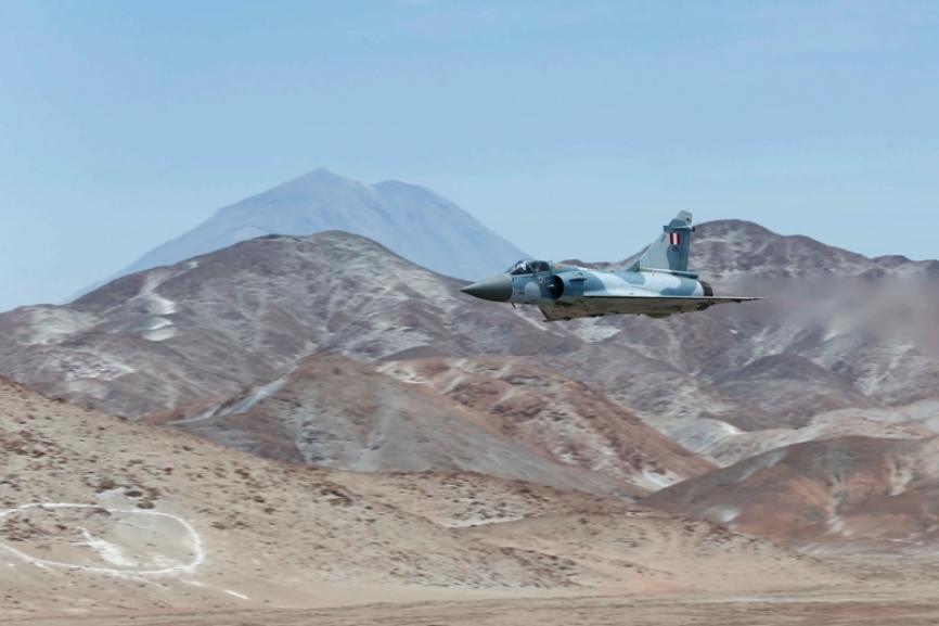Mirage 2000P del Grupo Aéreo Nº 4.(Ministerio de Defensa del Perú)
