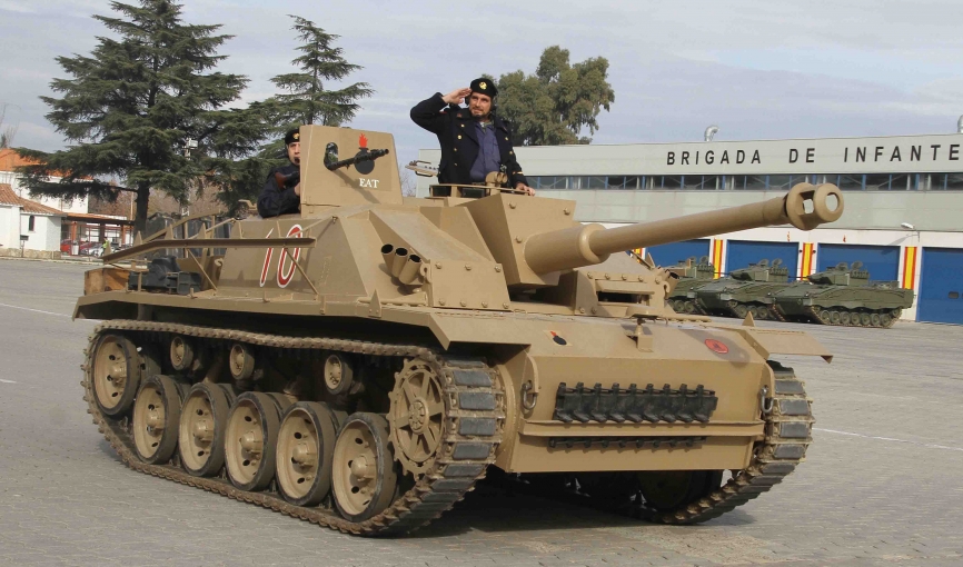 El StuG III propiedad de la Fundación Don Rodrigo.