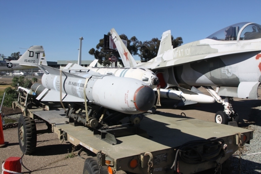 En el Museo pueden observarse igualmente diversos sistemas de armas utilizados por el Cuerpo de Marines. Antonio Ros (Copyright defensa.com)