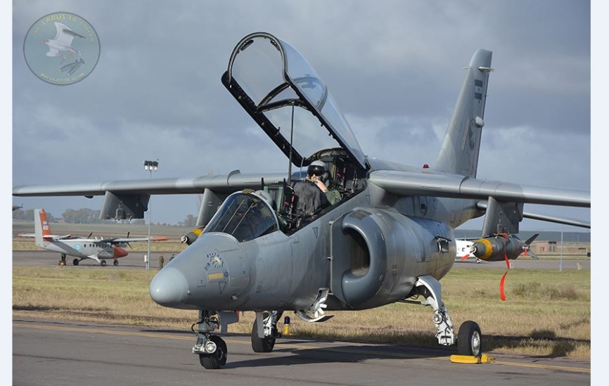 Los Pampas tambien realizaron misiones de bombardeo (Luis Piñeiro, copyright defensa.com)