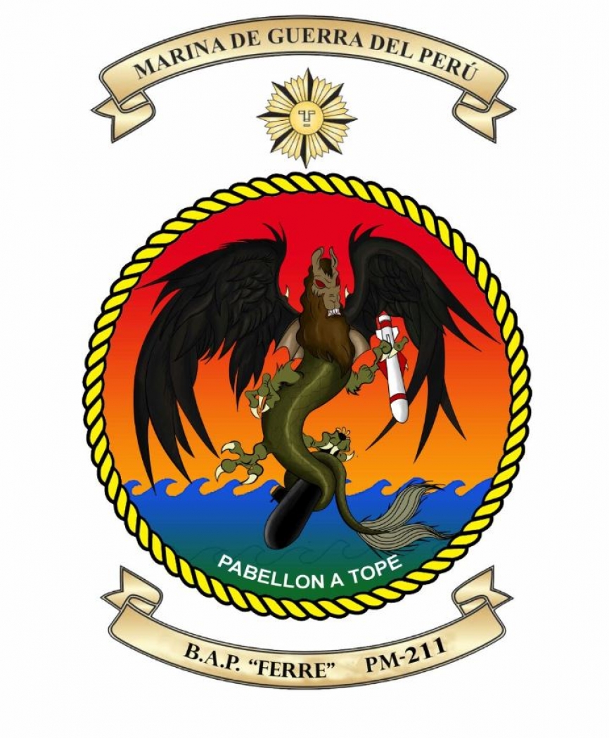Emblema del BAP Ferre (PM-211) (Alejo Marchessini, copyright defensa.com)