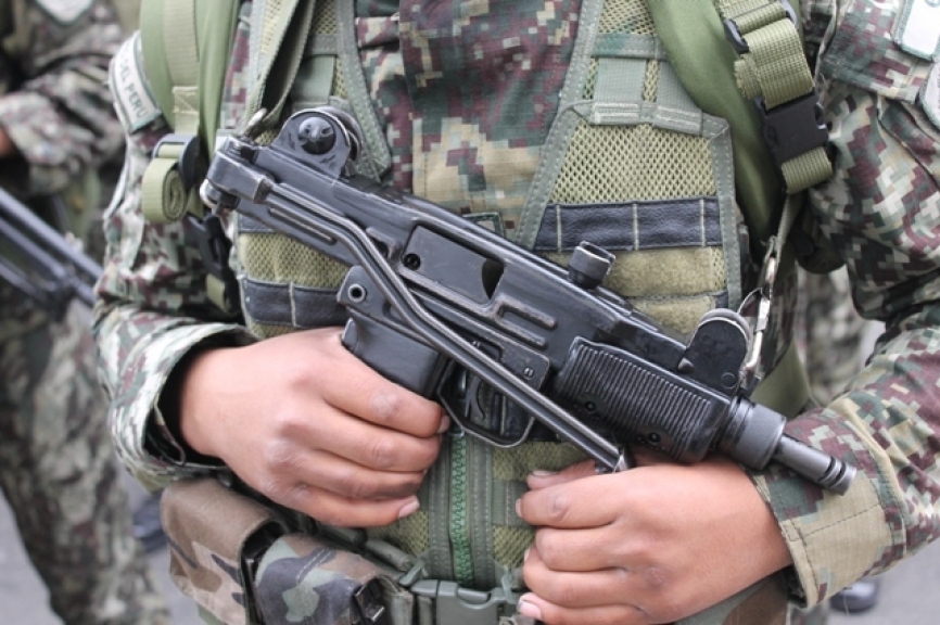 La Mini-Uzi de 9 mm. (Alejo Marchessini, copyright defensa.com)