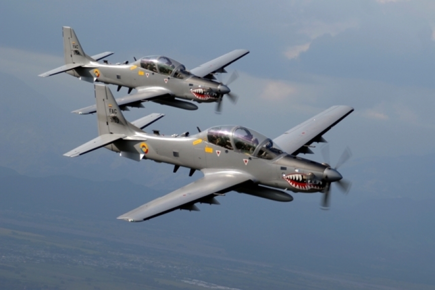 Colombia ha sido el primer cliente extranjero del “Super Tucano”, comprando 25 unidades.