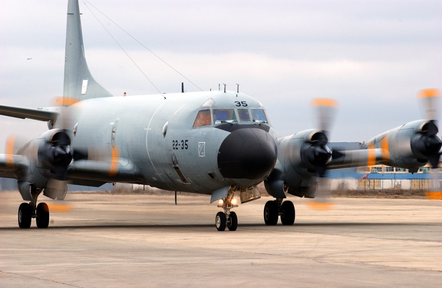 El avión de Patrulla Marítima P-3 Orion se reveló como un medio fundamental, primero en la operación nacional Centinela Indico y, después, en Atalanta. (Foto Ejército del Aire)