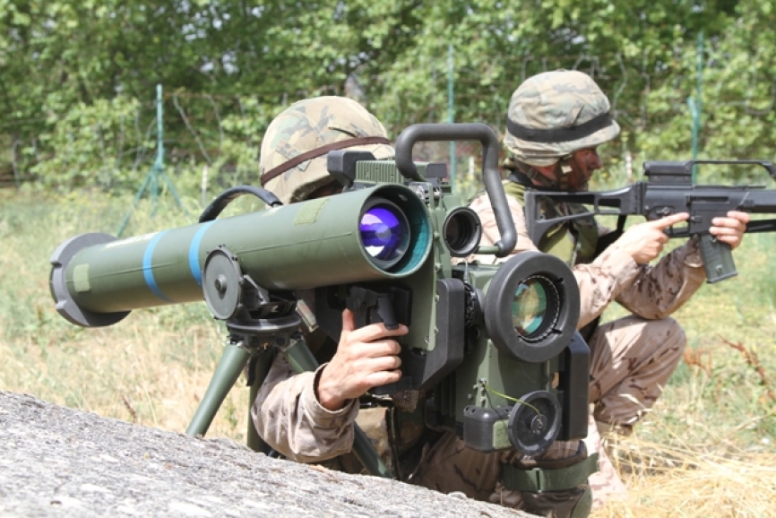 El potencial contracarro de los diversos batallones de montaña del ET español se ha visto reforzado últimamente con la llegada del novedoso sistema “Spike” (foto Segundo Calpena).