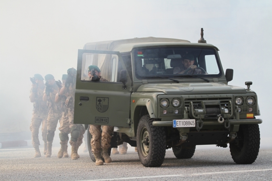 Se trata de tropas especialmente dinámicas y capaces de responder a todo el amplio espectro de las necesidades del combate convencional y asimétrico. Se adiestran y entrenan para ello (foto Segundo Calpena).