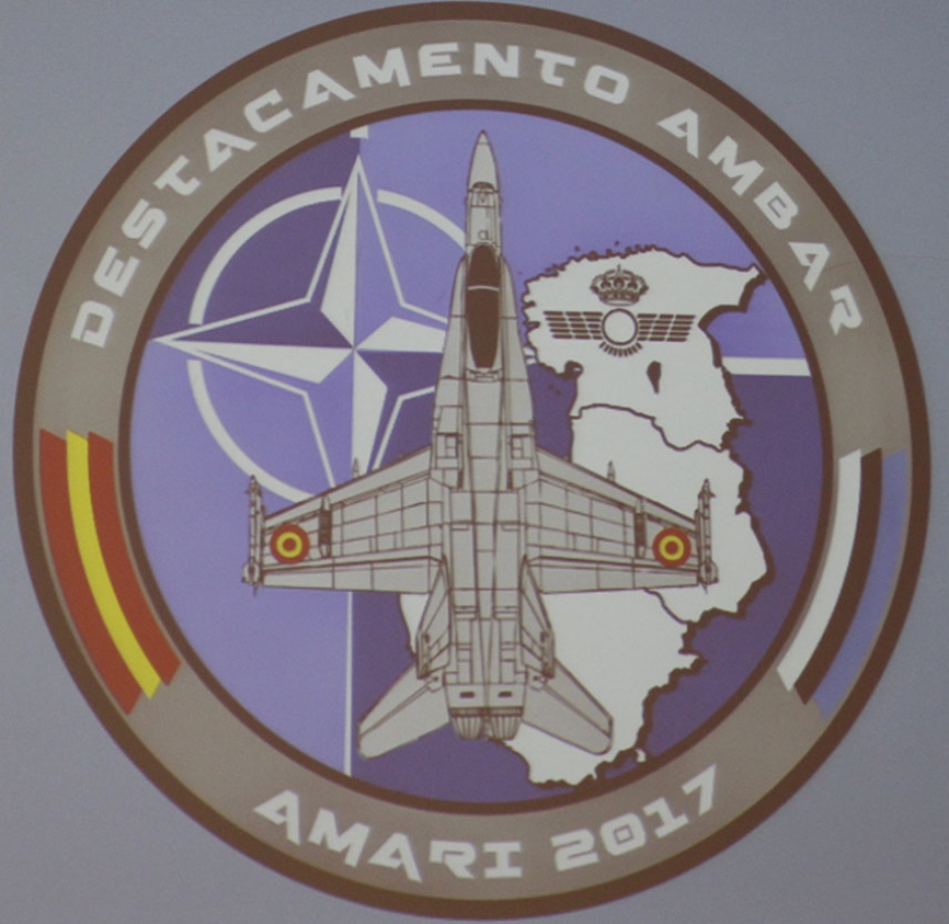 Durante la misión estarán listos permanentemente dos EF-18M para actuar. Foto: R. Galindo.