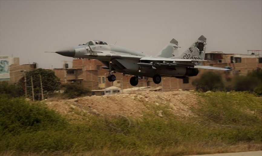 MiG-29SMP Fulcrum C del Escuadron Aereo Nº 612.