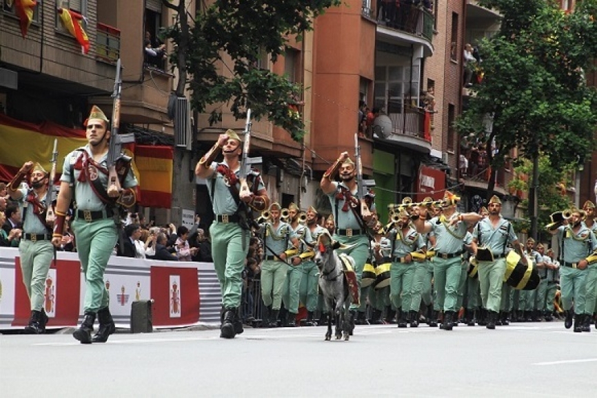 10. El carnero “Tom” es la mascota del Tercio “Duque de Alba” nº 2 de La Legión que tiene sede en Ceuta.