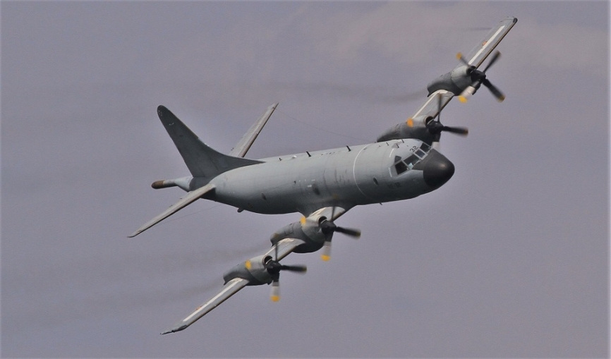 La espectacular pasada del Lockheed Martin P-3M “Orion”.