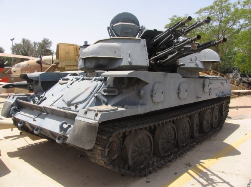 ZSU 23x4 “Gundísh”: una vez capturados durante la guerra del Yom Kippur, de 1973, pasaron a formar parte de los arsenales israelíes y serían empleados por los hebreos en 1982, durante la operación “Paz en Galilea”.