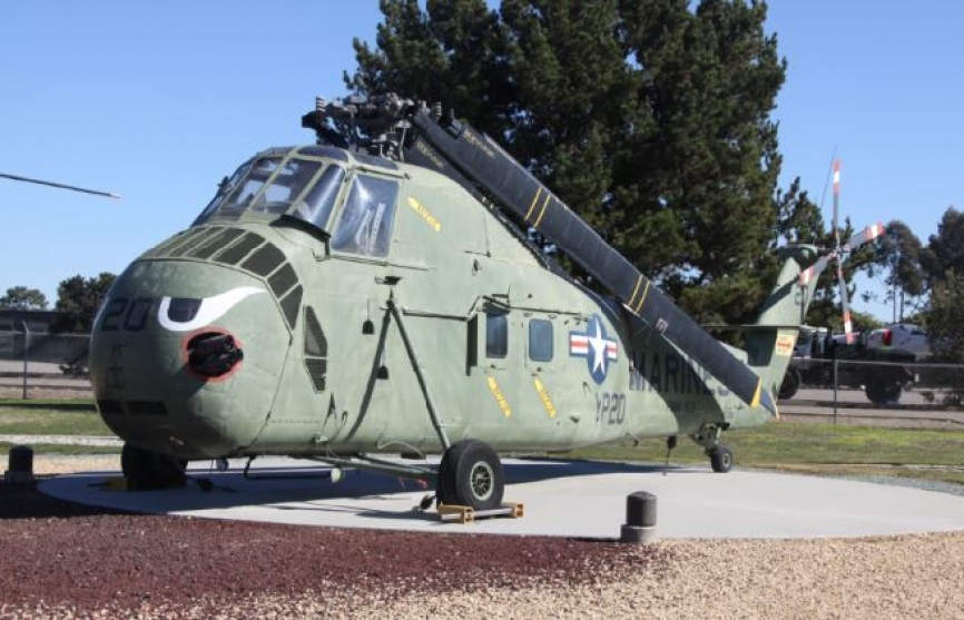 Sikorsky HUS UH-34 “Seahorse”, una versión desarrollada para los Marines como elemento de transporte.