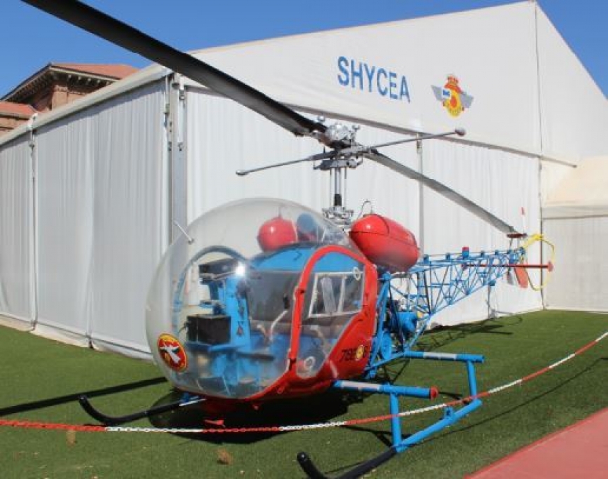 AGUSTA BELL AB47 G-3B. Los primeros ejemplares sirvieron en la Escuela de Helicópteros de Cuatro Vientos a principios de los sesenta.