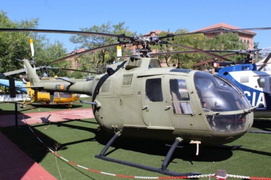 MESSERSCHMITT-BÖLKOW-BLOHM MBB-BO-105CB. Prestaron servicio en la Guardia Civil y las FAMET.