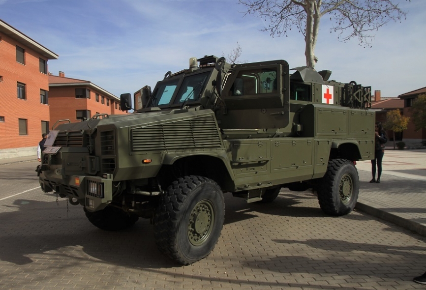 El RG-31 Mk.5E “Nyala” en su versión de ambulancia.