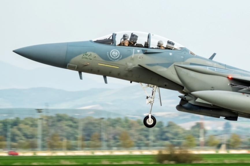 El principal sensor del F-15SA es el radar APG-63(v)3 AESA (foto José. A Bejarano).