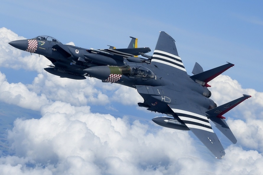 El Ala 48 de la USAFE pintó con colores especiales a tres de sus F-15E.