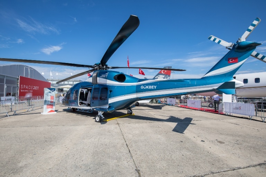 Por último, os mostramos el GÖKBEY. Con aviónica ASELSAN y motores LHTEC (una sociedad Rolls Royce y Honeywell) hacen de él un helicóptero multirole de nueva generación y de altas prestaciones.