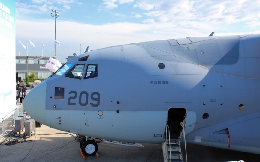 El C-2 está haciendo las labores como sustituto de los Hércules C-130 y Kawasali C-1 en la Fuerza Aérea de Autodefensa de Japón.