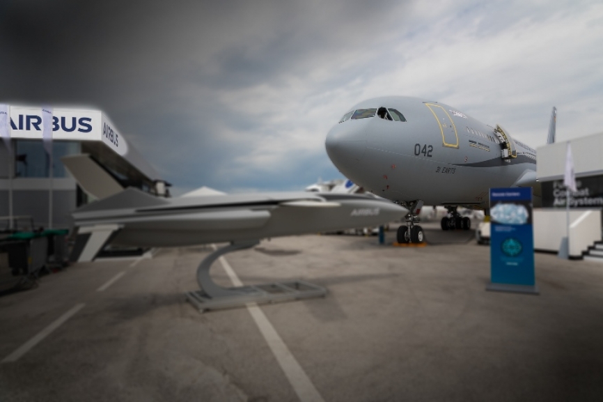 Por último, os acercamos al A330MRTT, una aeronave desarrollada por AIRBUS para competir directamente con el KC46 de Boeing.