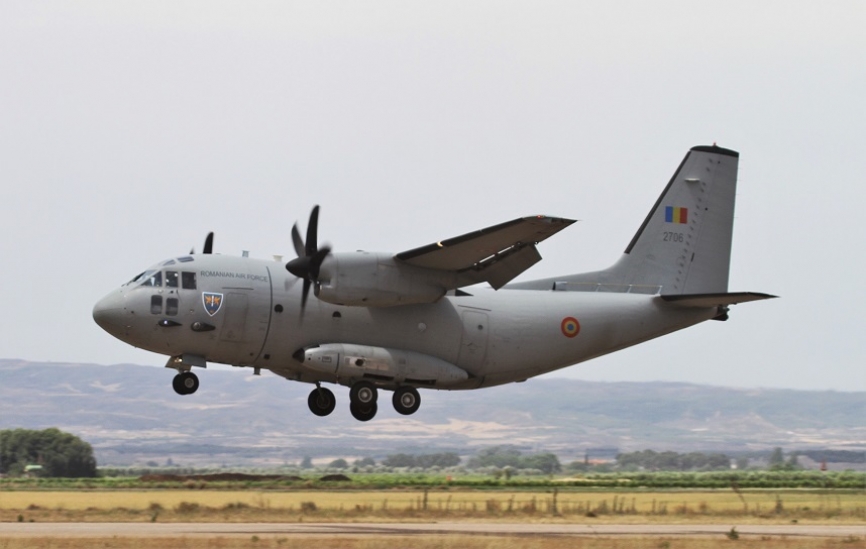 7- El otro “Spartan” participante en el ETAP-T 2019 fue este de la Fuerza Aérea de Rumania.