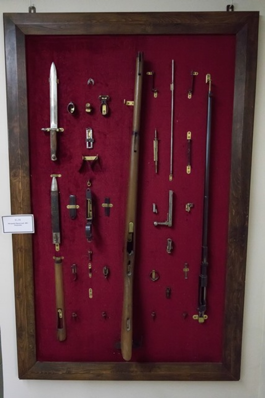 Despiece de un Mosquetón Mauser de 1893.