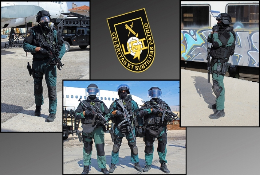 En esta galería os presentamos a la UEI, la Unidad de Operaciones Especiales de la GC. Esta unidad junto al GEO de la PN conforman nuestra punta de lanza en lo que a Operaciones Especiales policiales se refiere.