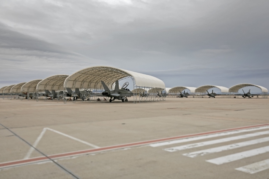 Integrada en su totalidad por el EF18 Hornet (C.15). y su misión: Vigilancia y control del espacio aéreo de soberanía así como aportar sus capacidades como parte de la contribución española a las Fuerzas de Reacción y/o a los planes operativos de las organizaciones multinacionales en las que participe España.
