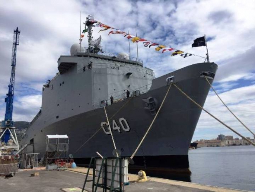 El navío dique multipropósito “Bahía”.