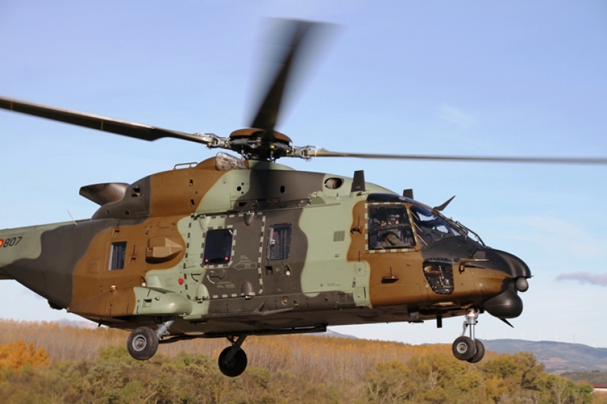 Los NH90 del ET solicitados hasta la fecha se aproximan a la treintena, siendo los más recientes del “Standard 2”, que incluye distintas modificaciones y mejoras (foto Octavio Díez Cámara).