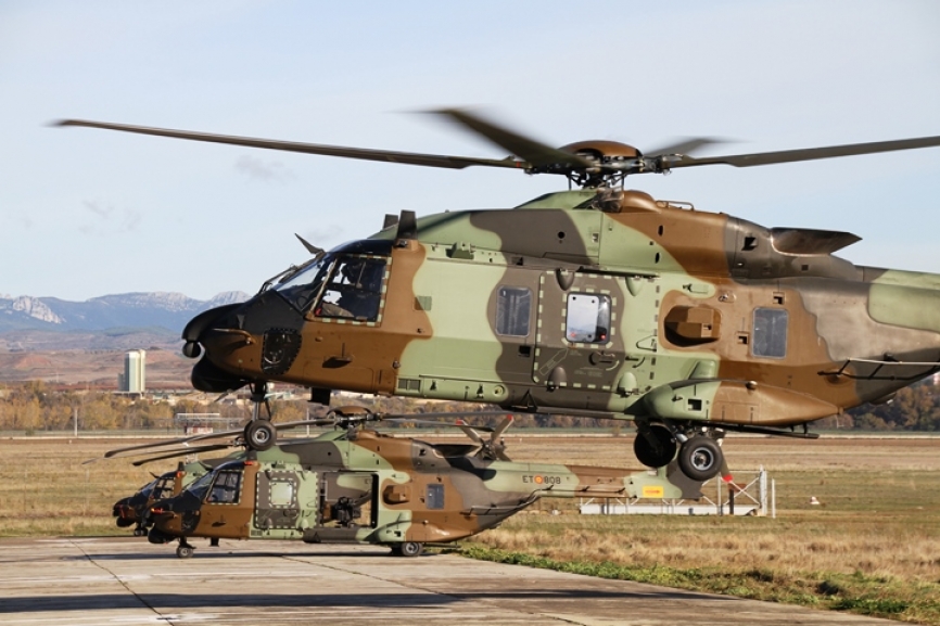 Ya se han recibido los NH90 del primer lote pedido por el ET y es probable que el número se vea ampliado con buena parte de los del segundo (foto Octavio Díez Cámara).