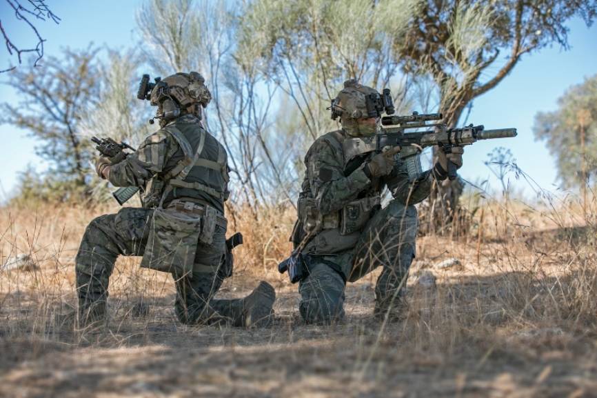 En operaciones de entrada inicial puede generar una unidad de reconocimiento o una unidad de combate capacitada para llevar a cabo misiones de información y seguridad.