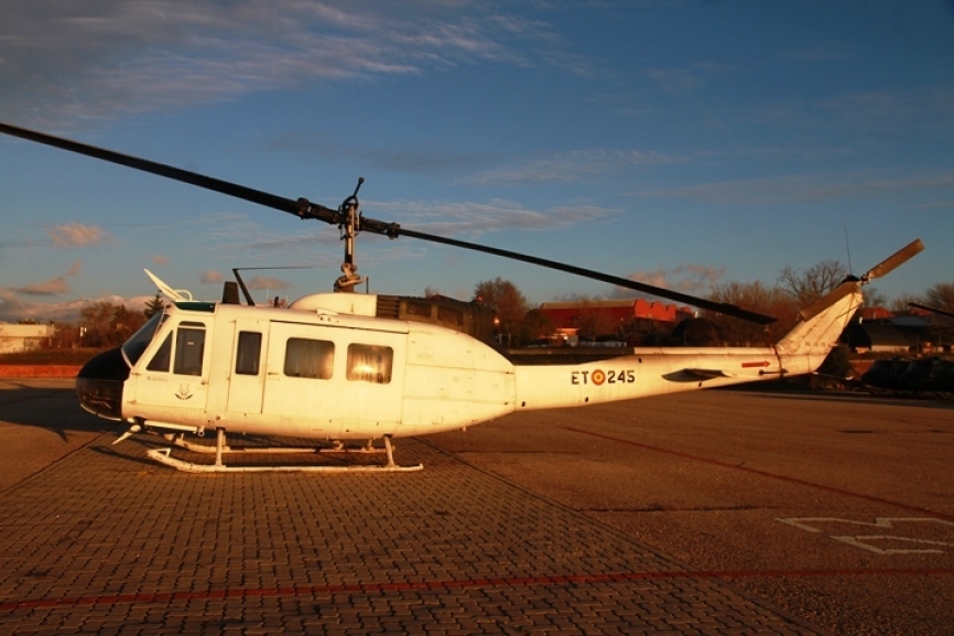 Para su despliegue en Líbano los UH-1H se pintaron del color blanco que se aplica al material al servicio de las operaciones de la ONU.