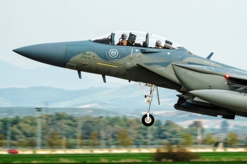 El principal sensor del F-15SA es el radar APG-63(v)3 AESA (foto José. A Bejarano)