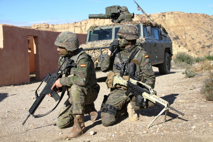 En las unidades legionarias sobresale la más que perfecta integración de las diferentes capacidades de fuego aportadas por sistemas personales y colectivos.