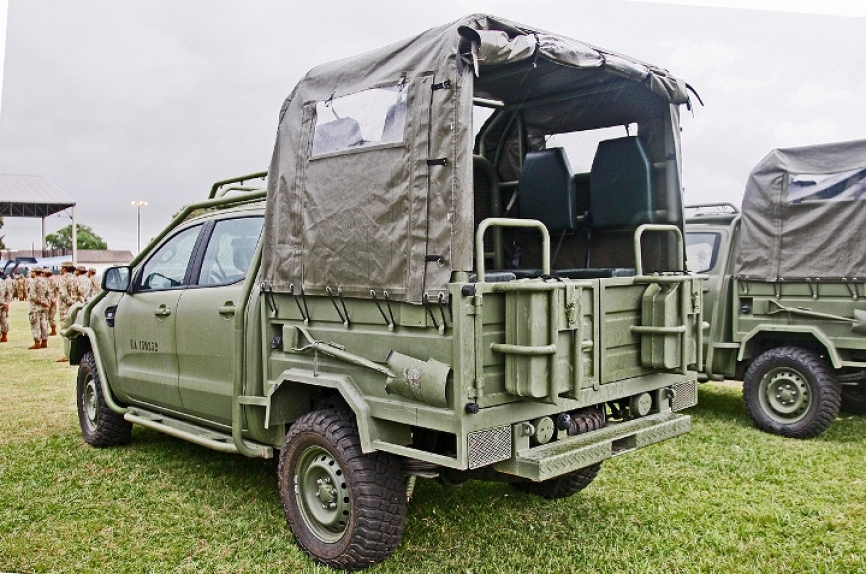 Continúan las entregas de las FORD RANGER militarizadas.