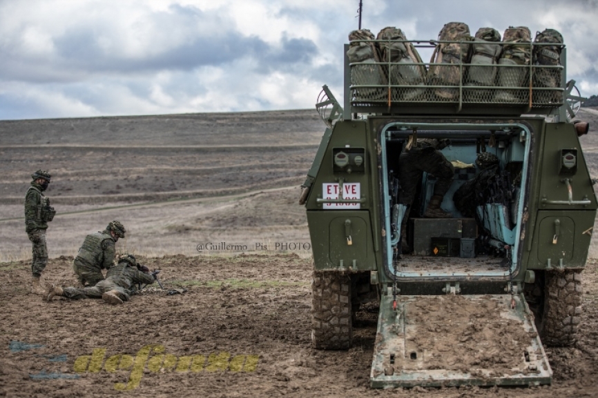 Aunque se trate de un Batallón de ingenieros, no debemos olvidar que el BZ VII es una unidad de infantería con un entrenamiento en combate a la altura de las misiones a desempeñar.