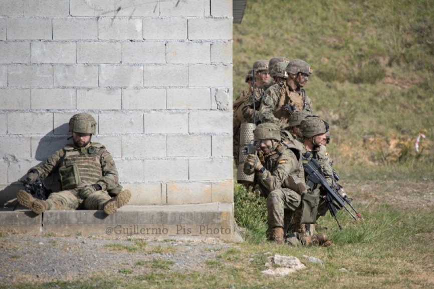 La unidad del Cuerpo de Marines asistente a este ejercicio es la Compañía de Seguridad de la Flota para Europa ( Fleet Anti-Terrosism Security Company, Europe - FASTEUR)