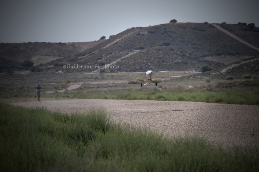 No faltó en San Gregorio la BIA Rpas del GAIL. Con una autonomía de 5 horas y un techo de vuelo de 3500 mts, el ATLANTIC es capaz de enviar imágenes de una resolución realmente espectaculares.