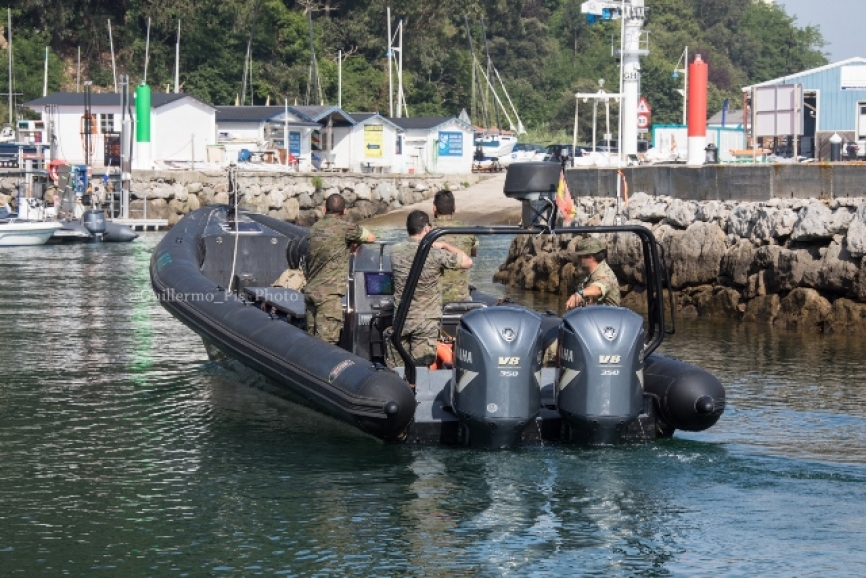 Durante el mes de Junio, en torno a una treintena de efectivos del MOE, se desplazaron a las costas Cántabras para llevar a cabo el ejercicio "Galerna 21".