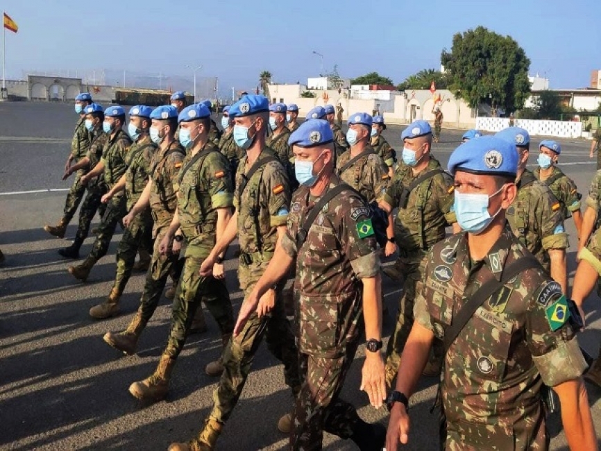 El 17 de octubre finalizó en Las Palmas de Gran Canaria el entrenamiento conjunto del XV Contingente Brasileño, integrado por cuatro oficiales y tres soldados del Ejército Brasileño, que forman parte del Estado Mayor de la XXXVI Brigada del Líbano (BRILIB XXXVI)