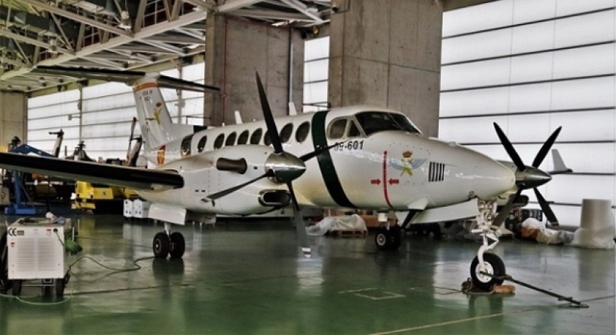 La última incorporación al SAER es un avión Beechcraft “King Air” 350.