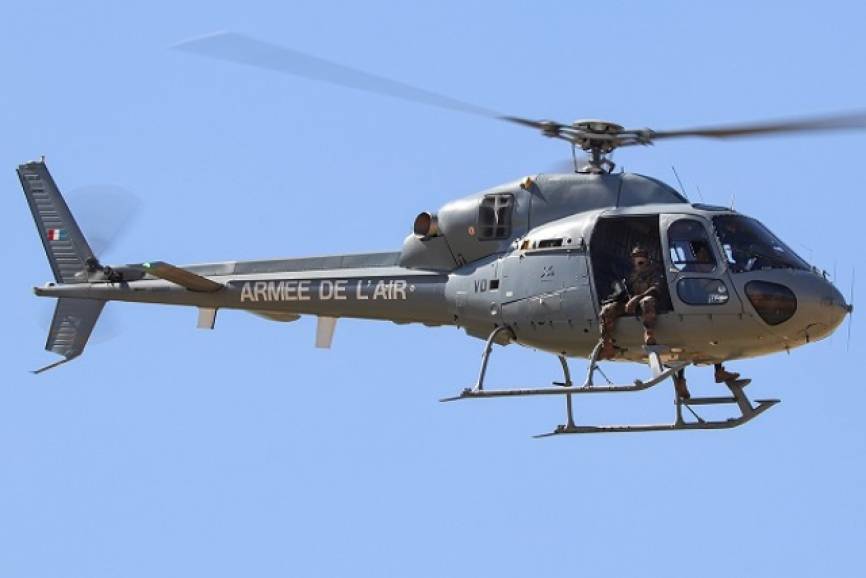 Los franceses destacaron en Albacete dos AS555 “Fennec”. (Rubén Galindo)
