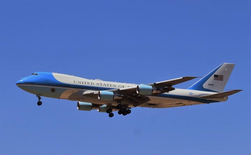 El Boeing 747 o VC-25A de la Fuerza Aérea de Estados Unidos, “Air Force One”.