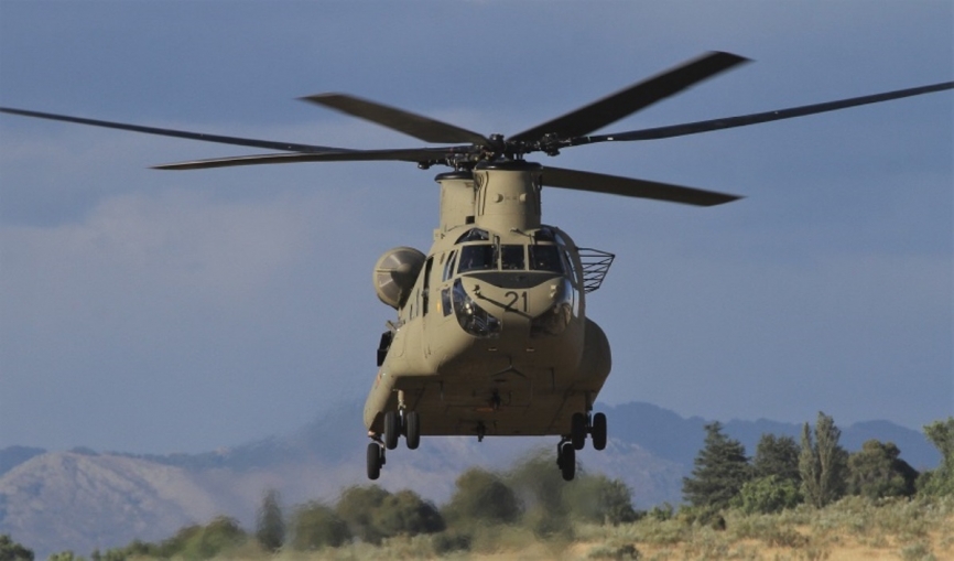 El Boeing CH-47F es el más moderno helicóptero de la Aviación de Ejército de Tierra. (Julio Maíz Sanz)