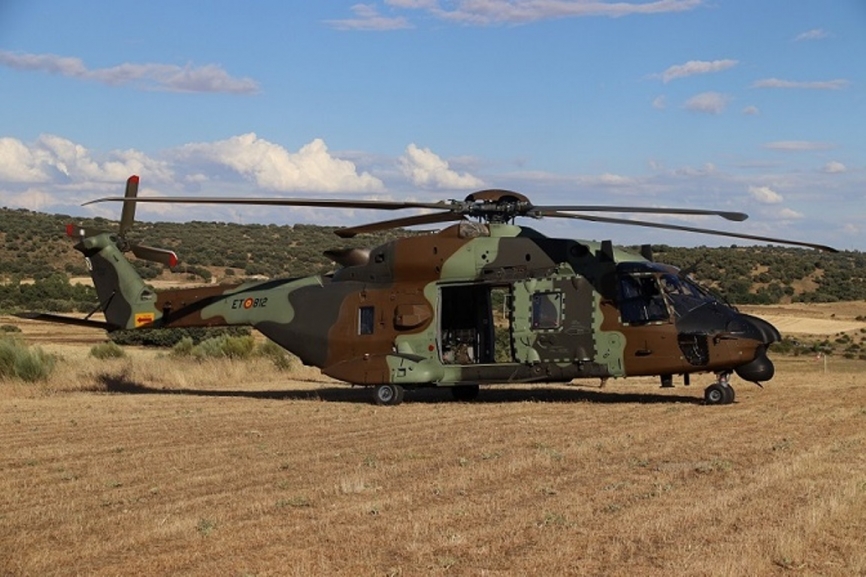 El NH90 está demostrado sus capacidades tanto en España como en escenarios internacionales como Malí. (Julio Maíz Sanz)