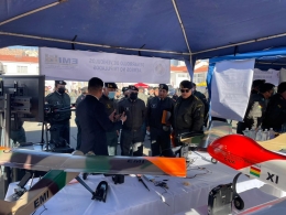 Expociencia Bolivia. Vehculos areos no tripulados. Foto: ejercito de Bolivia.