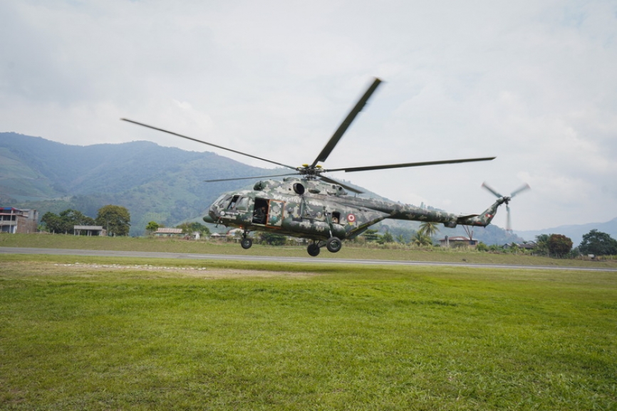 Mi-171Sh-P de la Aviación del Ejército.